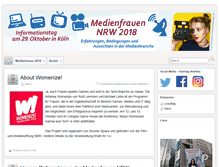 Tablet Screenshot of medienfrauen-nrw.de